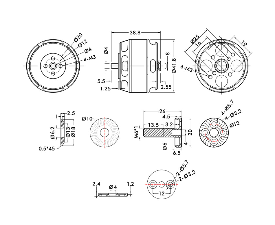 T-Motor U3 Power Type UAV Motor - Brushless Motoren