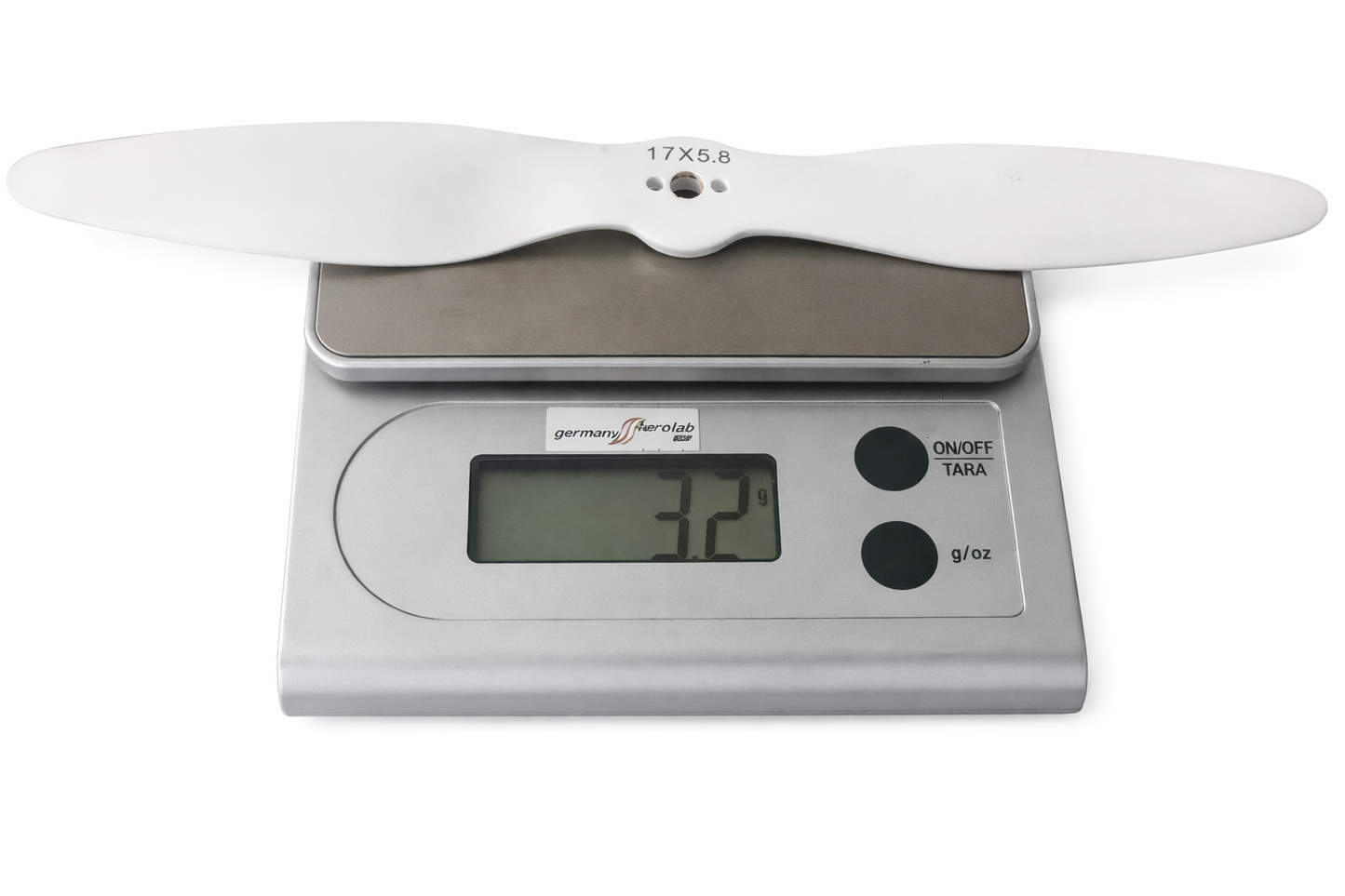 HiPROP Holz Propeller 17x5.8 Gewicht ca. 32g