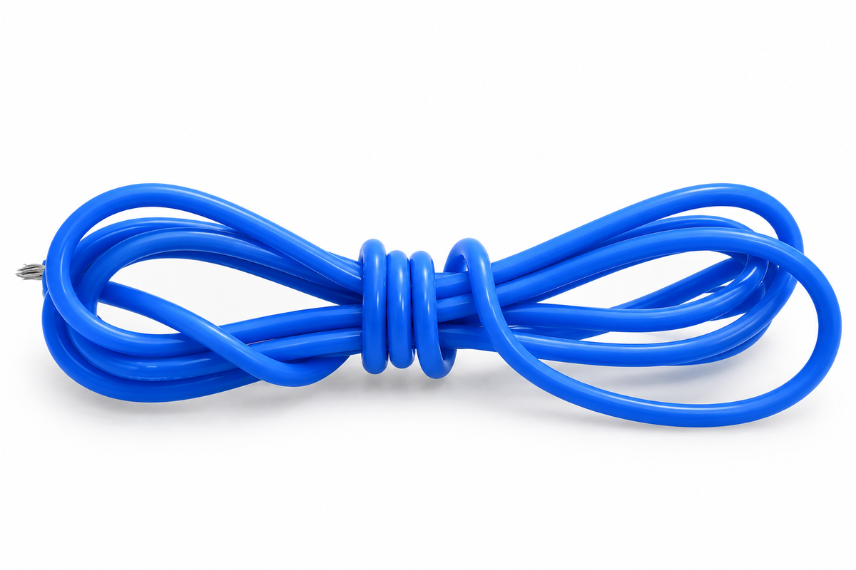 Silikonkabel 18 AWG Blau 1m Produktfoto