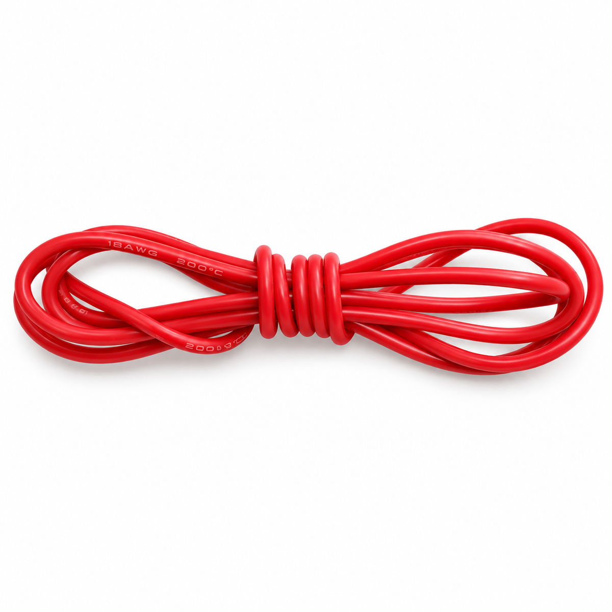 Silikonkabel 18 AWG Rot 1m Produktfoto