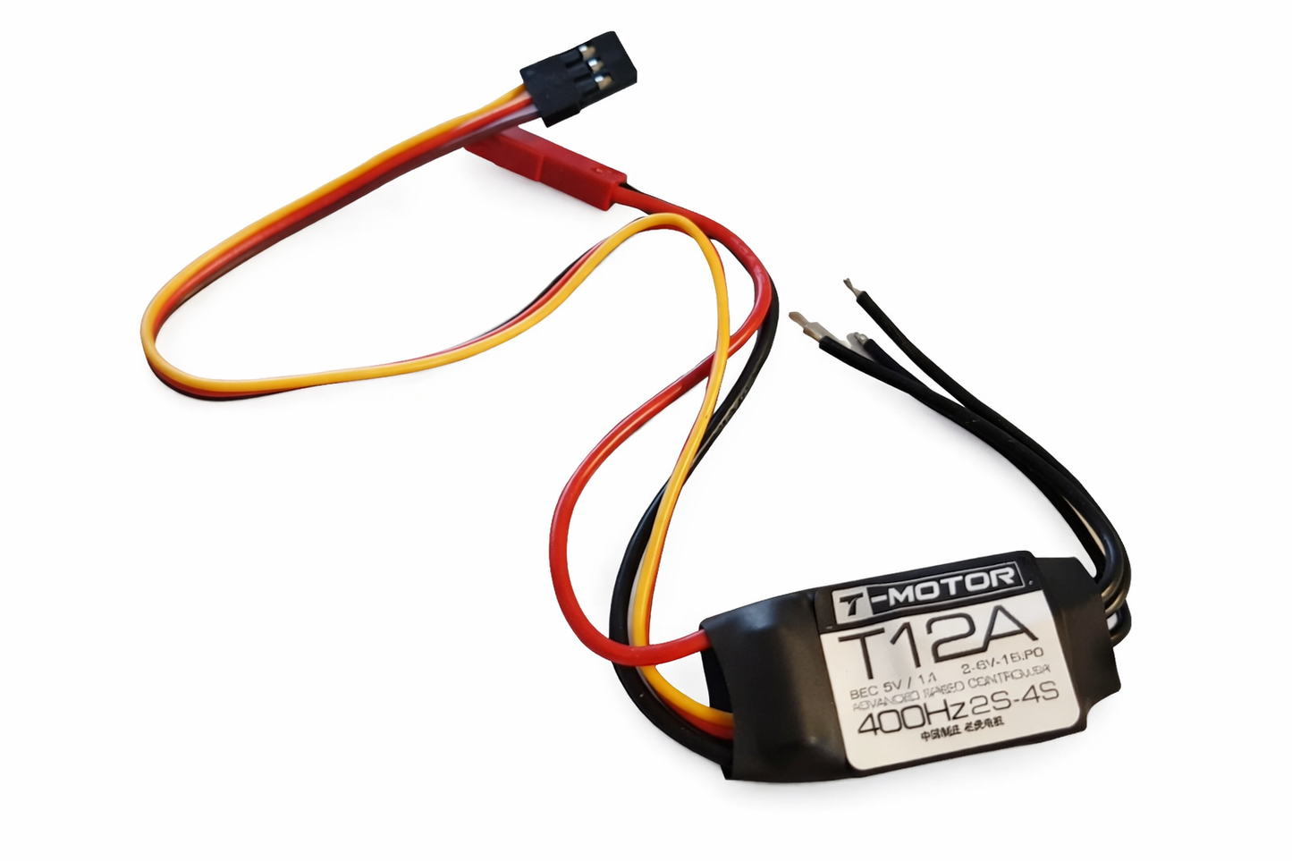 T-Motor T12A ESC 12A 400Hz 2–4S LiPo mit BEC 5V 1A
