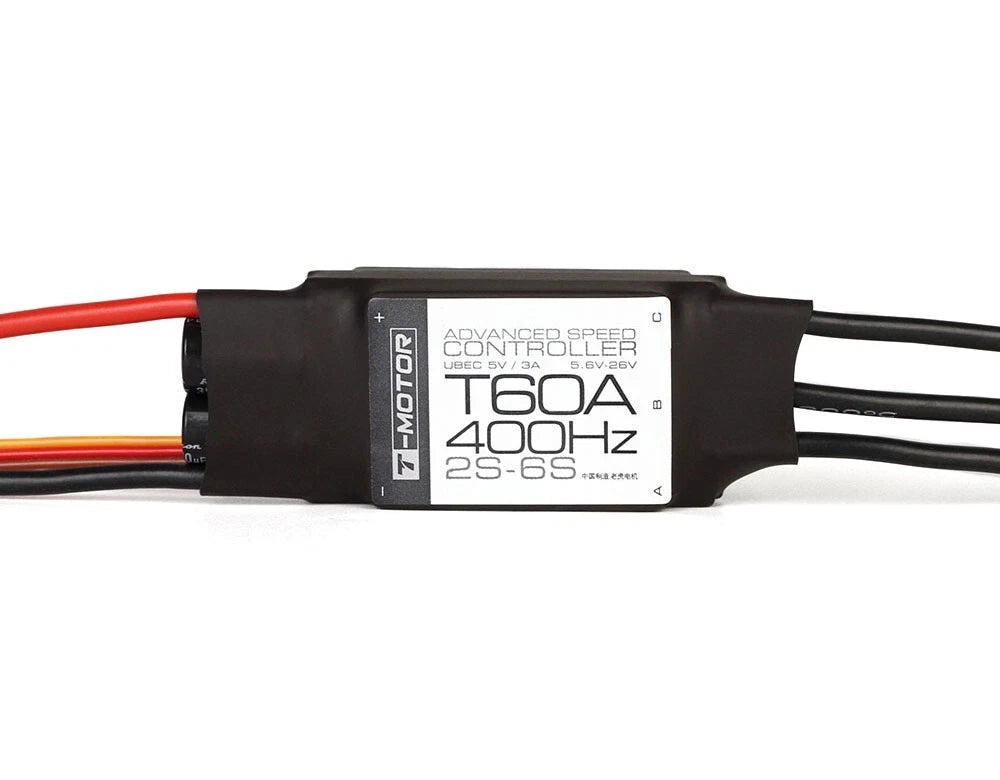 T-Motor T60A ESC Detail Kabel Kühlung Brushless Regler