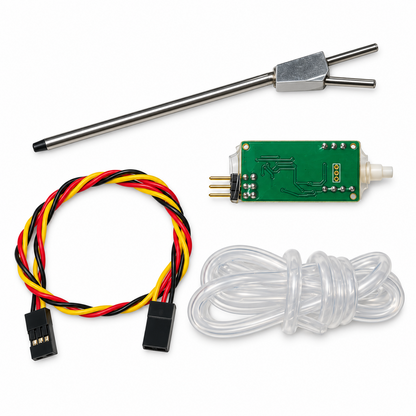 FrSky ASS-100 Air Speed Sensor Set mit Pitotrohr und Silikonschlauch – Rückseite