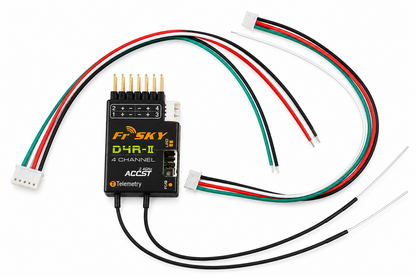 FrSky D4R-II 2.4GHz ACCST Telemetrie Empfänger mit Kabelsatz