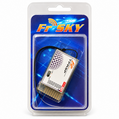 FrSky TFRSP 10-Kanal Empfänger in Originalverpackung – Vorderseite