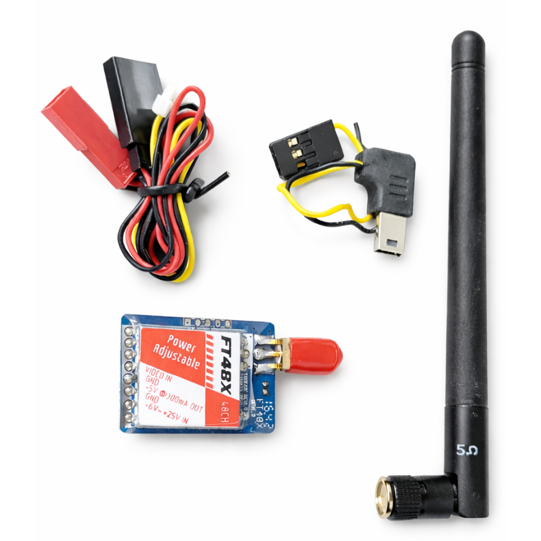 FT48X FPV Video Transmitter 5.8GHz mit 5.8G SMA Antenne Racing VTX