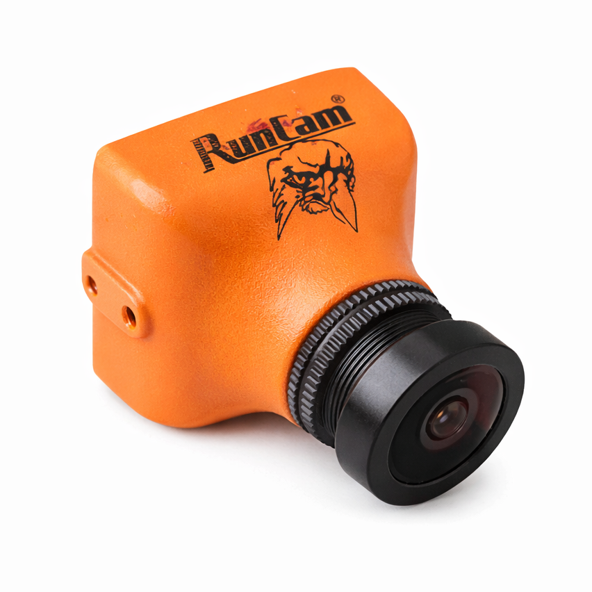 RunCam Eagle FPV Kamera 800TVL 130° NTSC 5-17V Orange Frontansicht