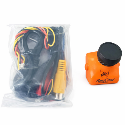 RunCam Eagle FPV Kamera 130° NTSC Orange Anschluss Detail