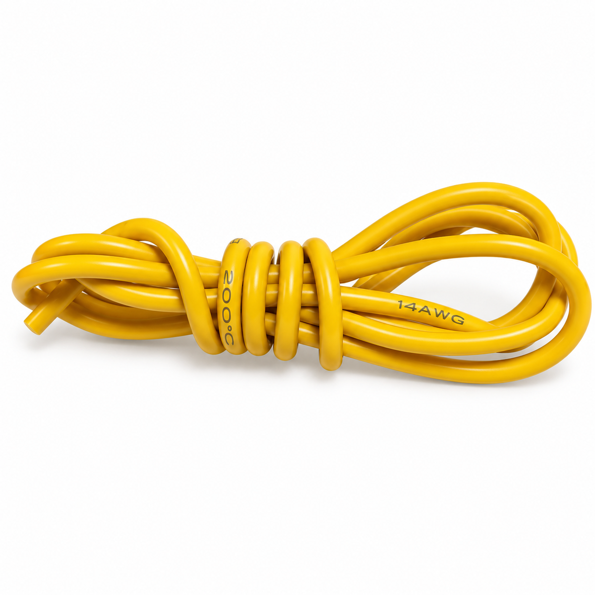 Silikonkabel 14 AWG Gelb 1m hochflexibel für RC Modellbau