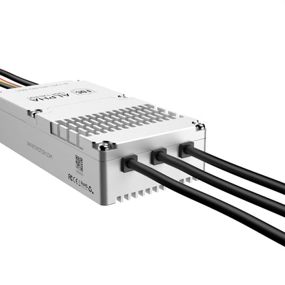 T-Motor ALPHA 120A 12S FOC ESC – Kühlkörper und Motoranschlüsse Detailansicht