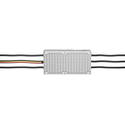 T-Motor ALPHA 120A 12S FOC ESC – Unterseite und Kühlrippen auf weißem Hintergrund