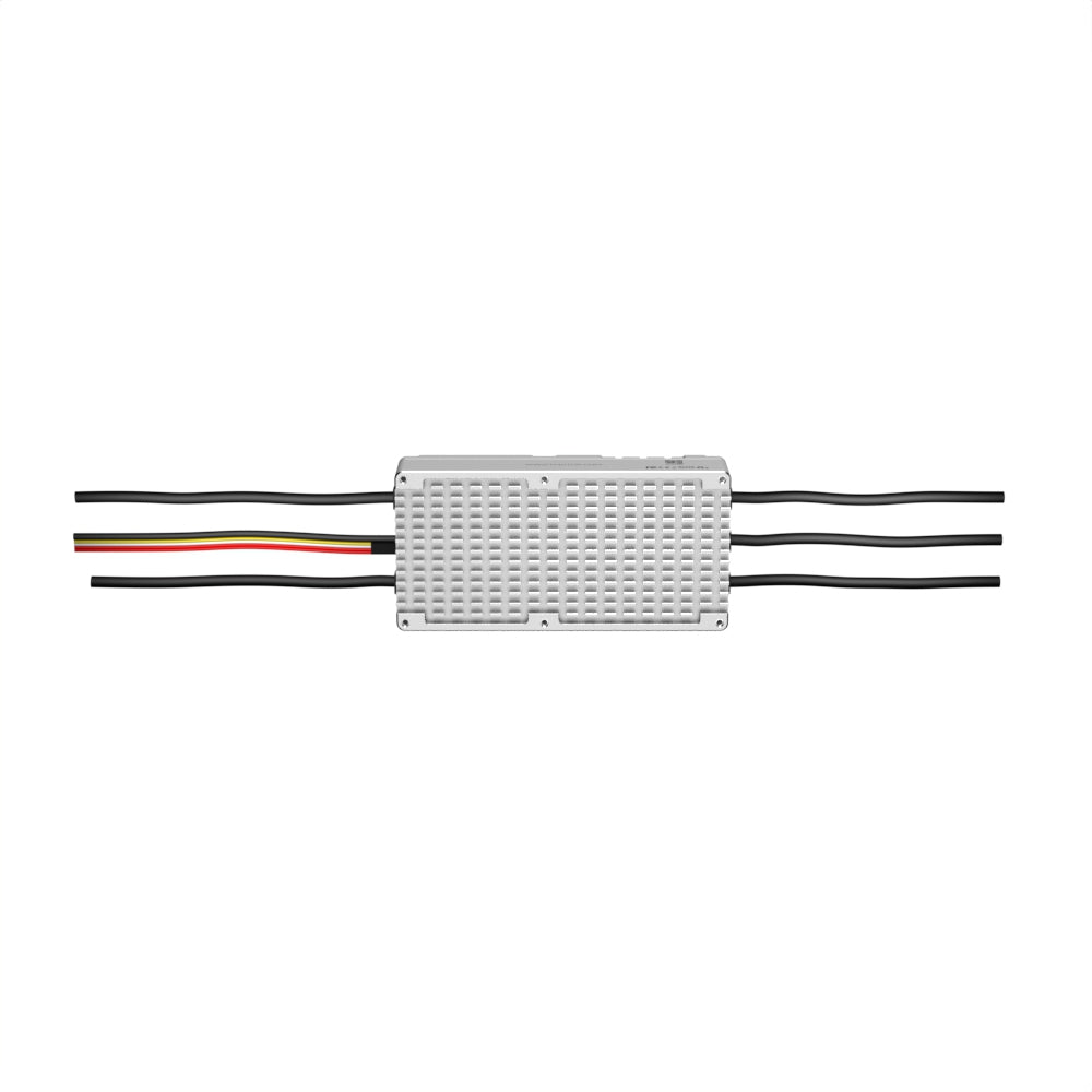 T-Motor ALPHA 60A 24S FOC ESC – Rückseite und Kühlkörper