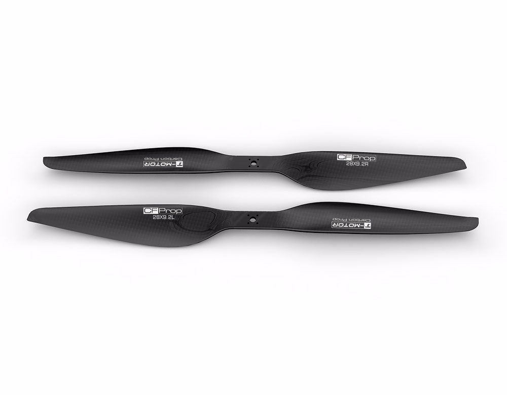 T-Motor G28x9.2 Carbon Propeller Glossy – CW und CCW Paar