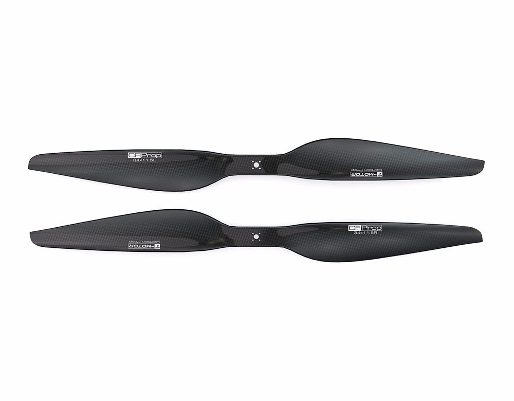 T-Motor G34x11.5 Carbon Propeller Glossy – CW und CCW Paar