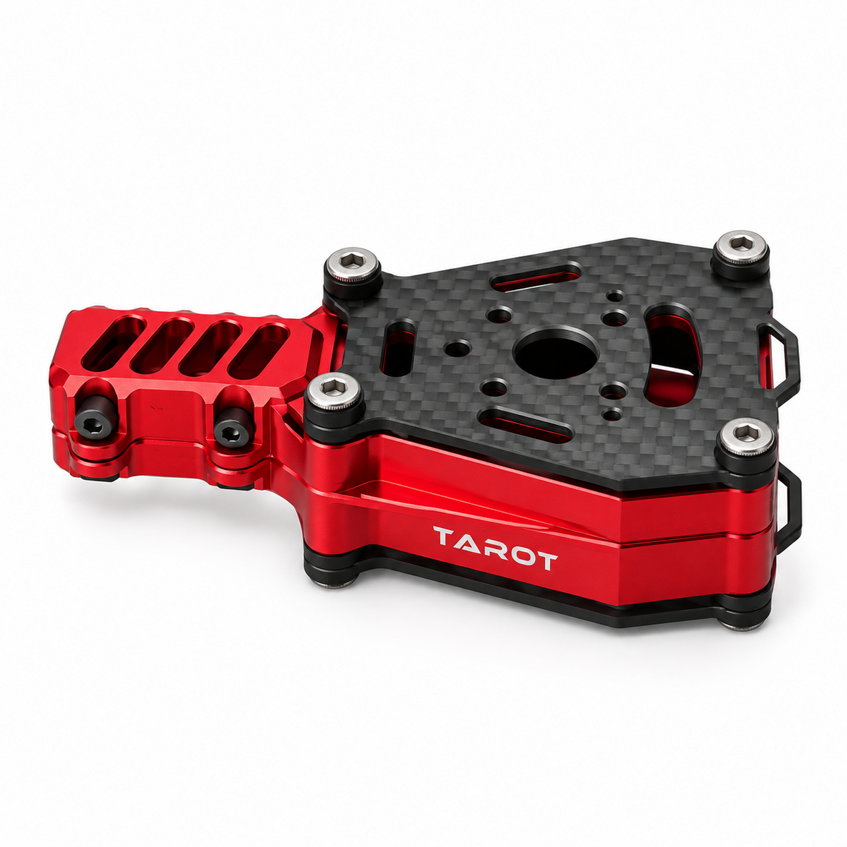 TAROT TL68B44 Doppel-Motorhalter 16 mm Rot – Produktansicht