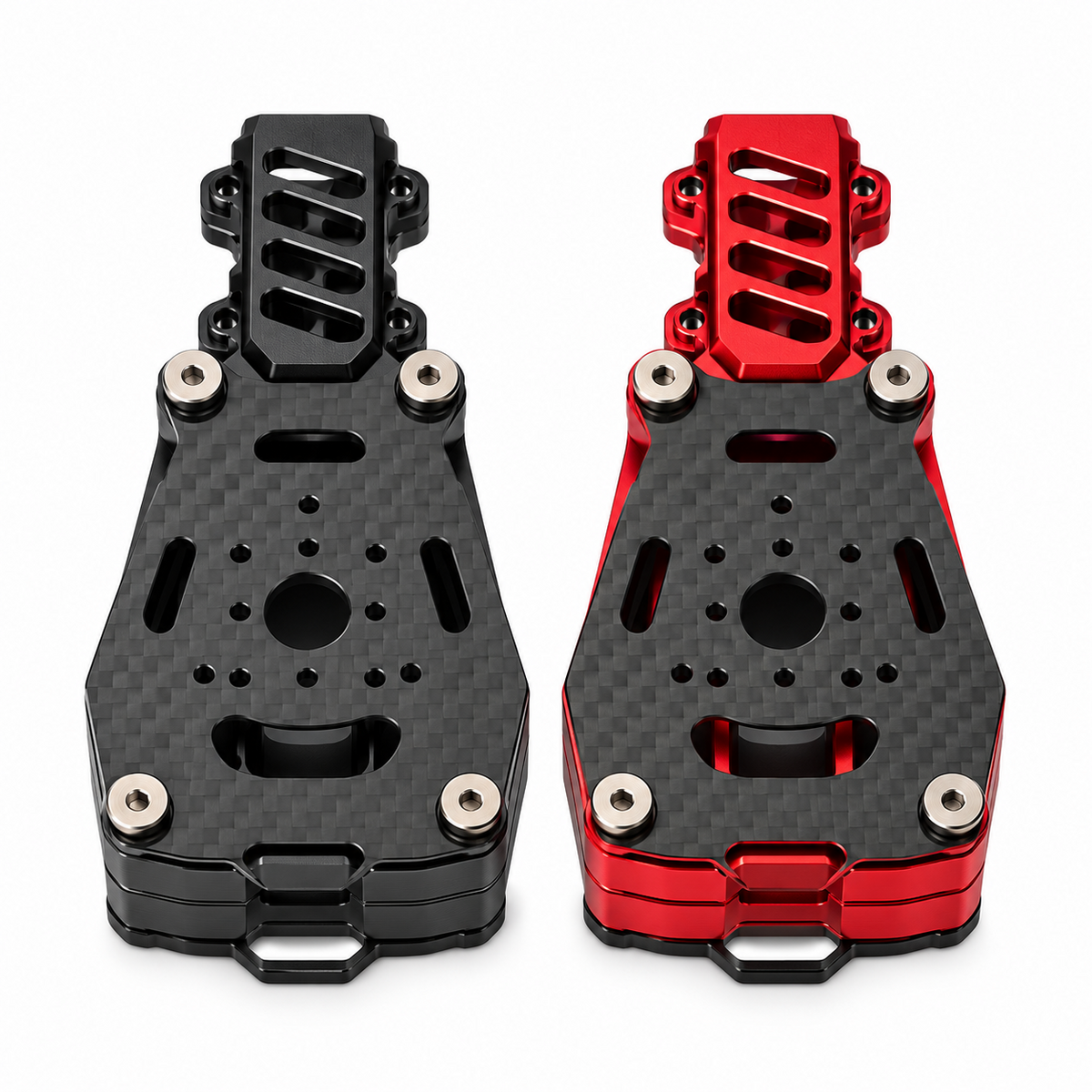 TAROT TL68B44 Doppel-Motorhalter Rot und Schwarz – Vergleichsansicht