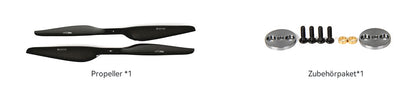 T-Motor G20x6.5 Carbon Propeller – Lieferumfang mit Zubehörpaket