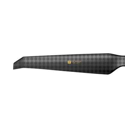T-Motor HEP-L 22x7.2 Carbon Propeller – Blattdetail und Carbonstruktur