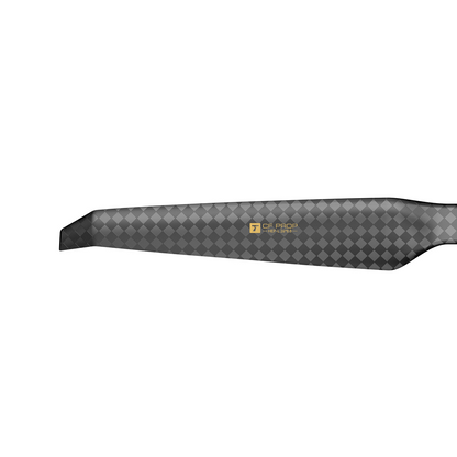 T-Motor HEP-L 26x8.8 Carbon Propeller – Blattdetail und Carbonstruktur