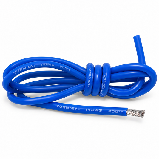 Turnigy Silikonkabel 14 AWG Blau 1m RC Stromkabel