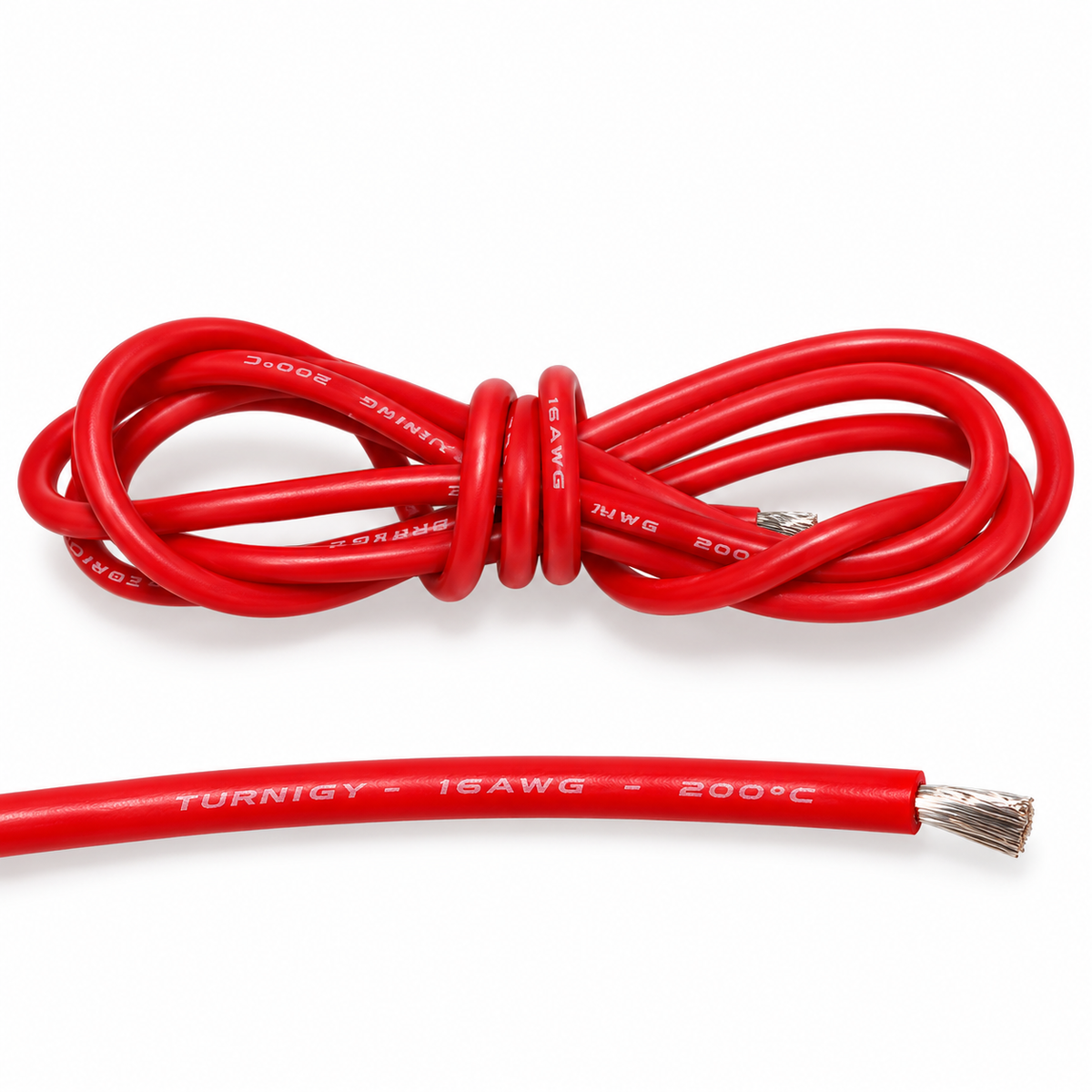 Turnigy Silikonkabel 16 AWG Rot 200°C Detailansicht
