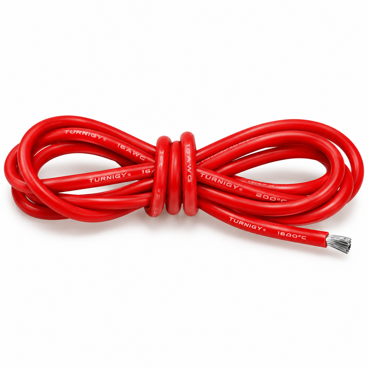 Turnigy Silikonkabel 16 AWG Rot 1m Produktansicht